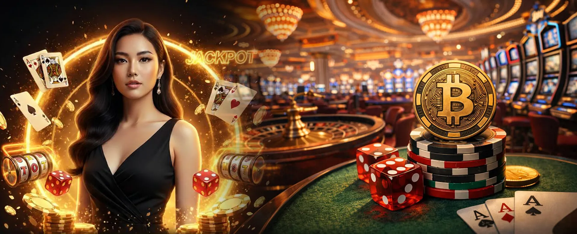 sg777 online casino hero image with welcome bonus